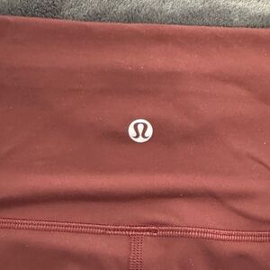 lululemon athletica Red Leggings